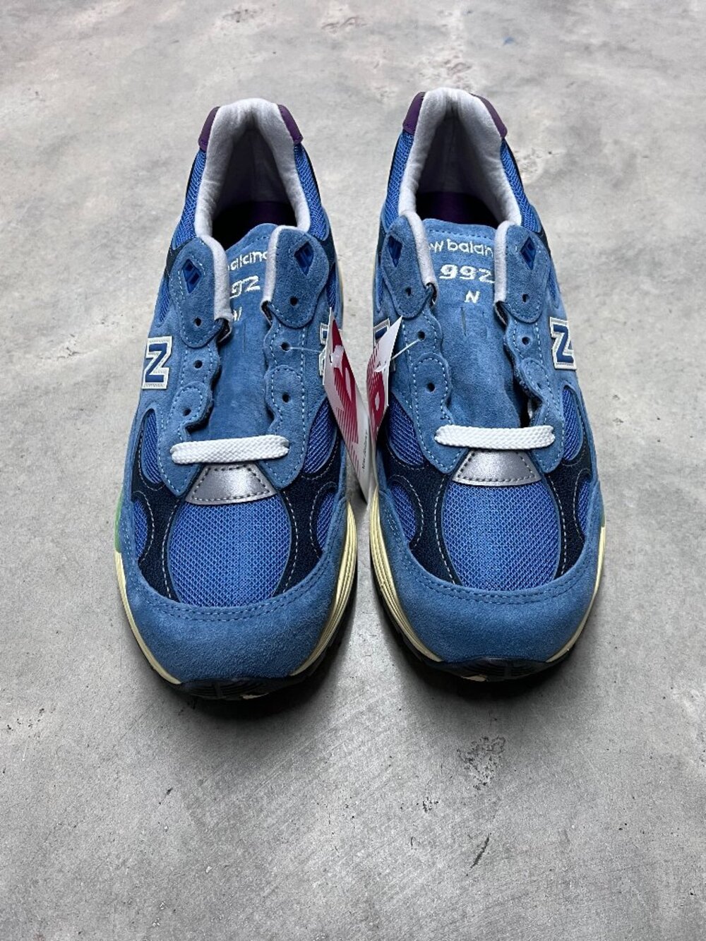New Balance 992 MIUSA Sea Stone Green Apple Men's U9929NF - New - Picture 4 of 6